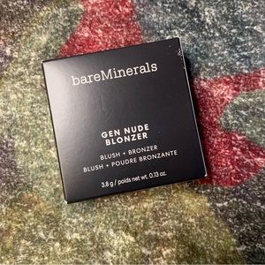 💜 bareMinerals Gen Nude Blonzer Blush + Bronzer in Kiss of Copper